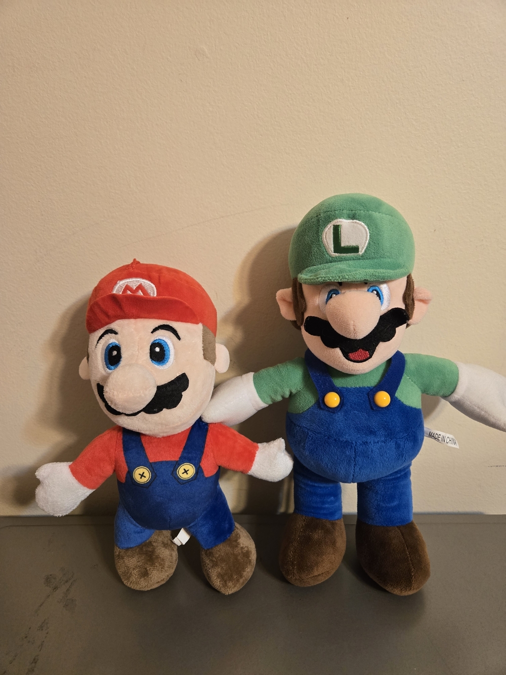 Mario and Luigi 10"-13" Plush Toy Set